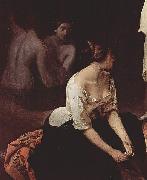 Francesco Hayez Bad der Nymphen Detail oil on canvas